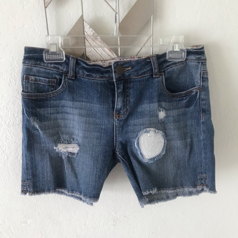 O’Neill denim distressed shorts